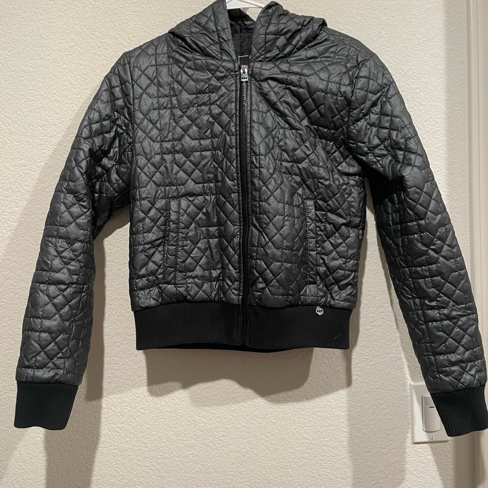 Lorna Jane black premium bomber jacket